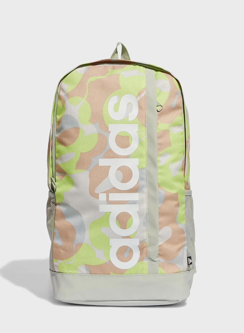 adidas حقيبة ظهر مزينة برسوم
