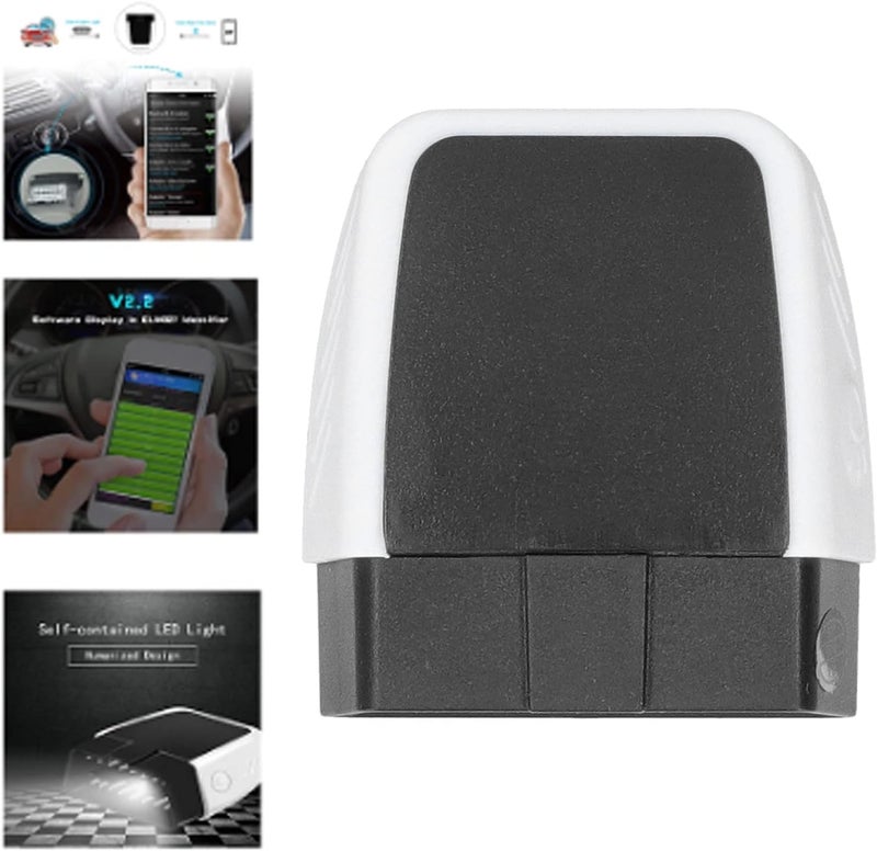 klarako ABS Car Bluetooth 4.0 OBD2 Scanner Read Diagnostic Trouble Codes with PICI8F25K80 Master Chip - Image 2