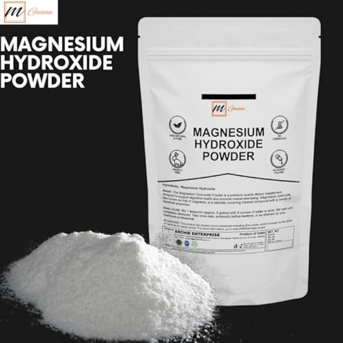 mGanna Magnesium Hydroxide Powder 454 GMS / 1 lbs - Image 3