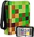 Lotadilo for 1 Pocket Card Binder Mini Size for 80 Cards Small Trading Card Collection Album Folder Lightweight Portable Green Checkered Design for Men Boys Teens Kids for Sports Cards Game Cards - Image 3