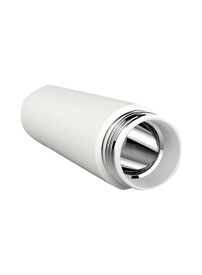 NIBEMINENT Stainless Steel Leak Proof Sports Water Bottle White 0.5L - Image 2