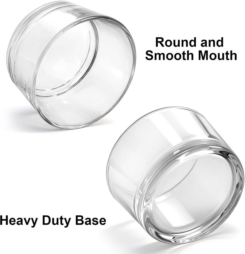 Lawei 12 Pack 3.5 Inch Glass Dessert Bowls, 6.7 OZ Small Pudding Custard Cups, Thick Clear Ramekins Mini Prep Bowl Container for Dips, Sauces, Desserts, Side Dishes, Pudding, Dishwasher Freezer Safe - Image 3
