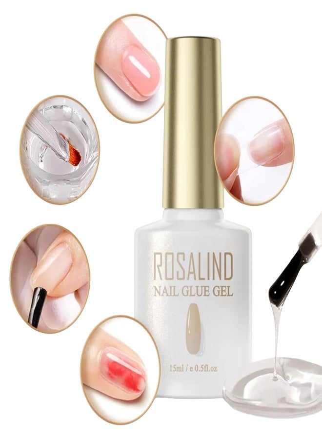 ROSALIND 5 In 1 Multifunctional Nail Glue Gel 15ml - Image 5