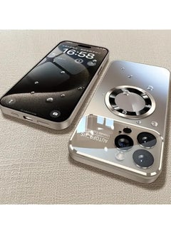 General Case for iPhone 16 Pro Max (2024),Magnetic Titanium Metallic Color Phone Case with Fully Wrapped Lens Protection,Compatible with Car Mount & Wireless Charging  - Image 1
