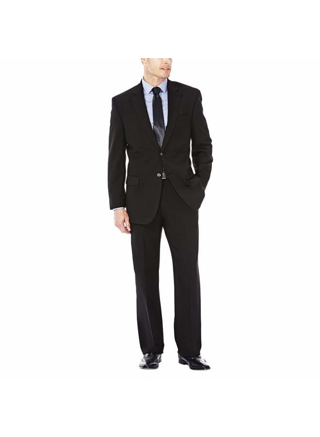 Haggar HZ00182 جاكيت بدلة للرجال من J.M. بمرونة ممتازة، أسود - 52-L - Image 2