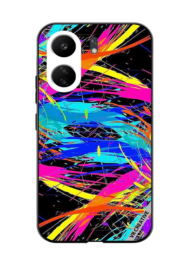 VR CREATIVE Protective Case Cover For Xiaomi Redmi 13C Design Multicolour - Image 1