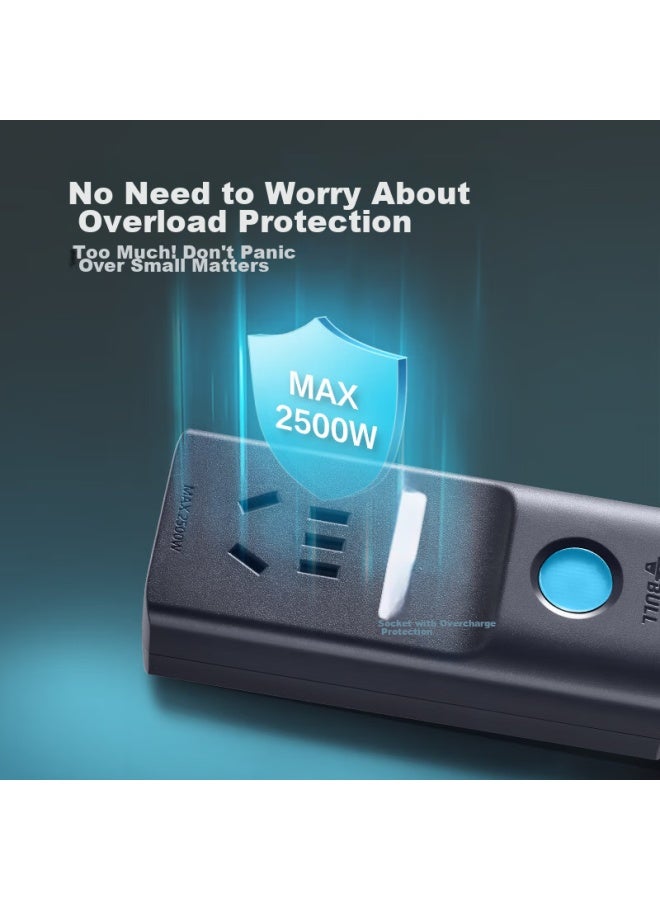 Bull Electric Vehicle Charging Protector, Automatic Power-off When Fully Charged, Overcharge Protection, Socket/power Strip/extension Cord, 1 Outlet, Gn-d1010, 1.8 Meters - Image 5