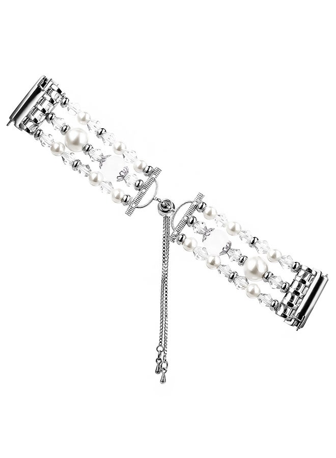 Voberry Replacment Band Strap For Fitbit Versa Silver - Image 2