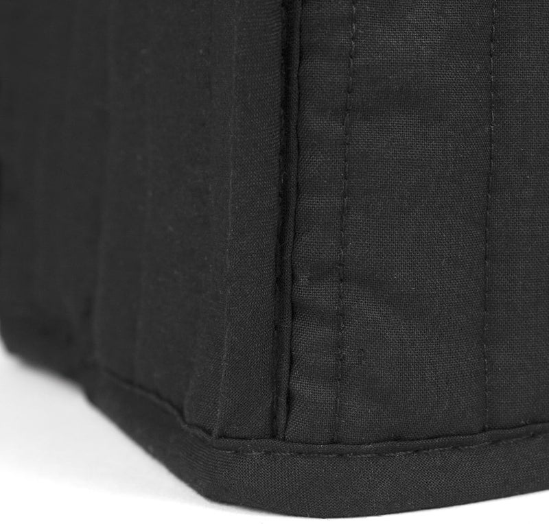 Ritz Premium Universal Four Slice Toaster Cover, 11.25" x 7.25" x 10.5", Polyester and Cotton Quilted, Fingerprint Protector, Super Soft Appliance Cover And Dust Cover, Black - Image 2