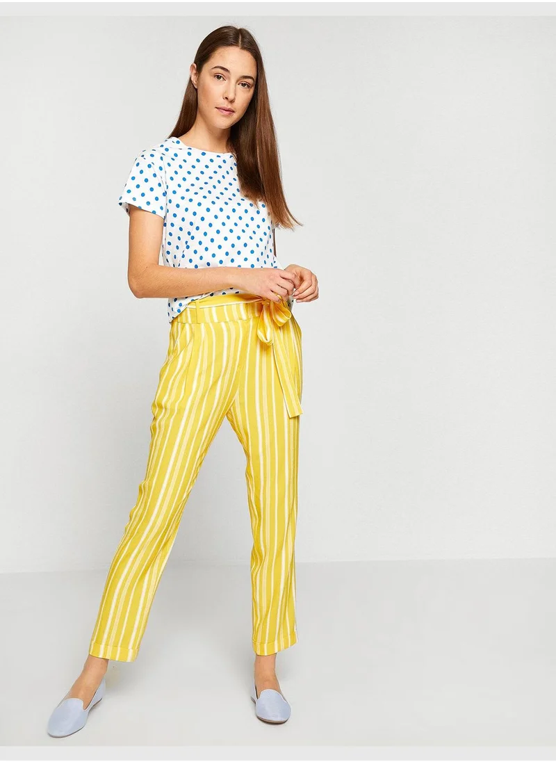 KOTON Striped Trousers