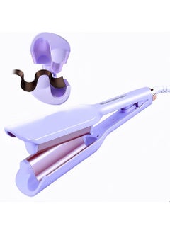 JINDIN 2 Barrel Curling Iron Hair Curler 1 14 inch 32mm Hair Waver Tool 125 Inch Hair Curler Wavy Curling Wand Double Barrel Beach Wave Curler for Short Long Hair Dual Voltage 