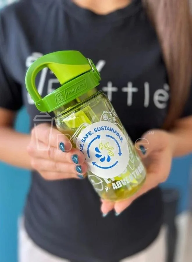 Nalgene  Nalgene OTF Kids Water Bottle, Green with Sprout Sustain  | Best Price UAE