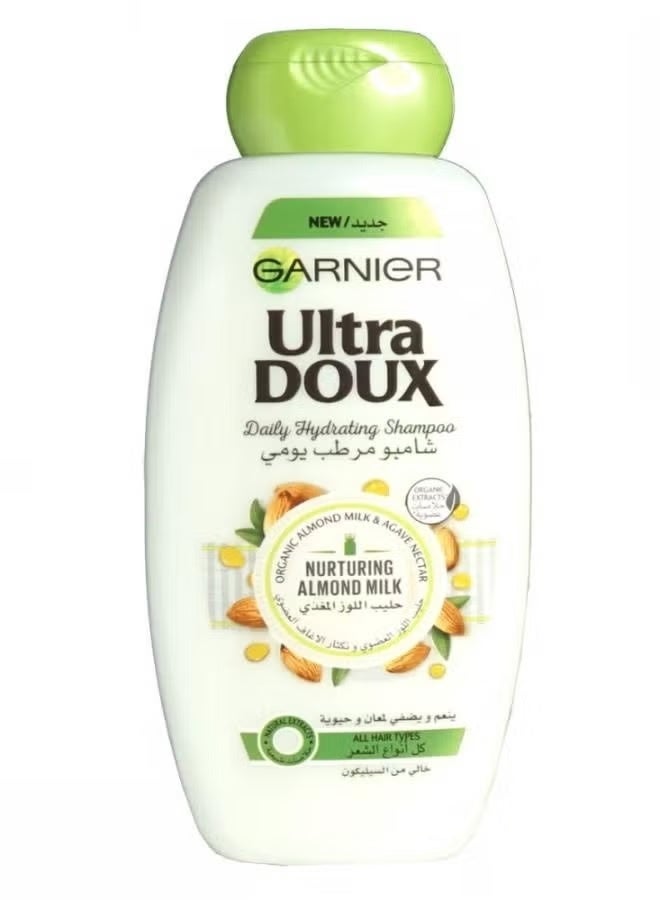 غارنييه شامبو مرطب يومي بحليب اللوز المغذي 400 مل