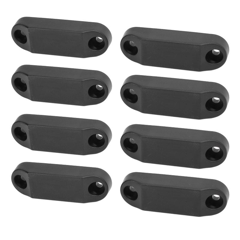 RV Magnetic Baggage Door Latch Set Strong Black Magnet 8 Pieces for Campers Motorhomes - Image 2