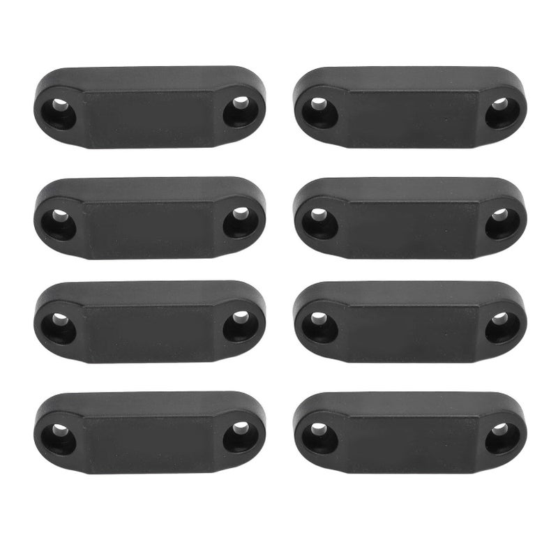 RV Magnetic Baggage Door Latch Set Strong Black Magnet 8 Pieces for Campers Motorhomes - Image 4