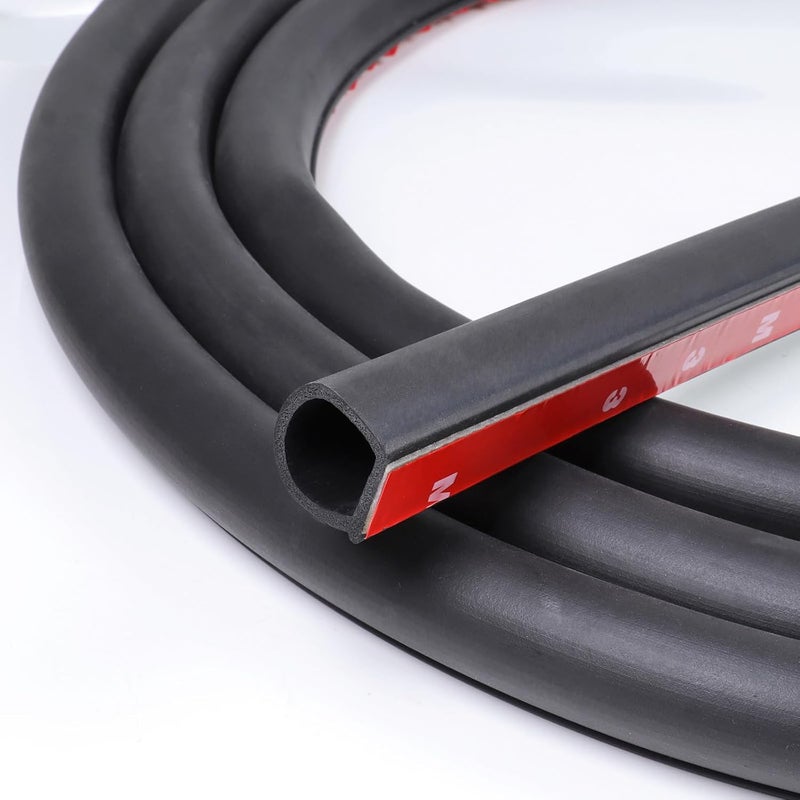 GoldWheel 3/4"×3/4" D-Shape Weather Stripping 8FT Heavy Duty Bulb Seal for Automotive and RV - Image 3