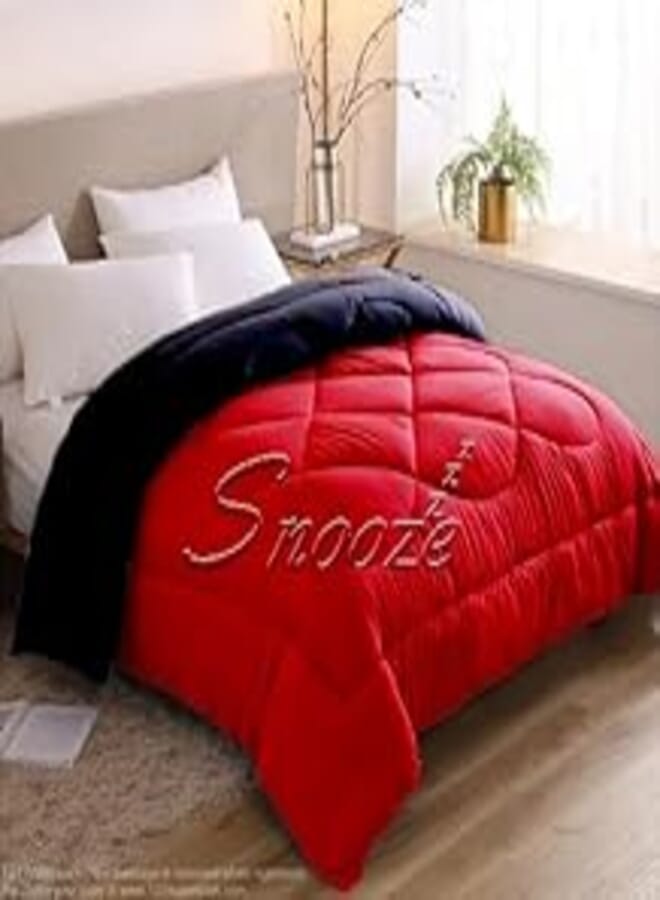 Double face quilt, Black & Red, 160 * 235 cm
