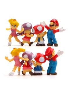 نيبمينينت طقم مجسمات شخصيات لعبة "Super Mario" مكون من 8 قطع طراز W-TA08831  - Image 3