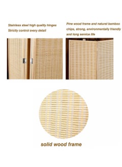 Generic Room Divider 4 Panel Room Partition, Foldable Freestanding  - Image 4