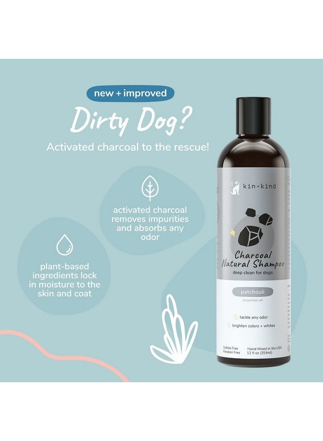 kin+kind Natural Pet Shampoo + Conditioner for Itchy Dogs and Cats - Dog Shampoo for Itchy Skin - Cat & Dog Shampoo and Conditioner with Activated Charcoal & Moisturizing Shea Butter - Made in USA - Image 2