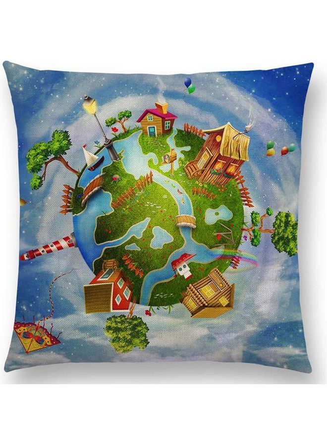 نيبمينينت غطاء وسادة للزينة بطبعة متعدد الألوان 45x45سم