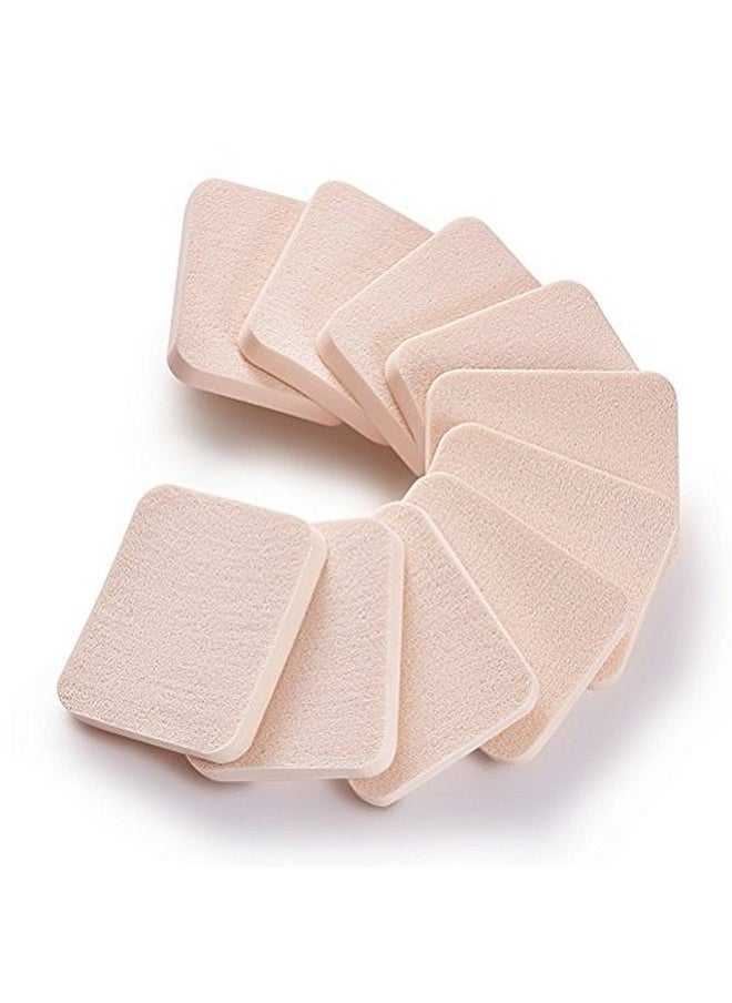 Nuonove Kooba 20 Pcs Makeup Powder Sponges Round And Square Latex Free Disposable Beauty Blender Foam Cosmetic Applicator Facial Puffs For Flawless Foundation Sensitive And All Skin Types  - Image 3