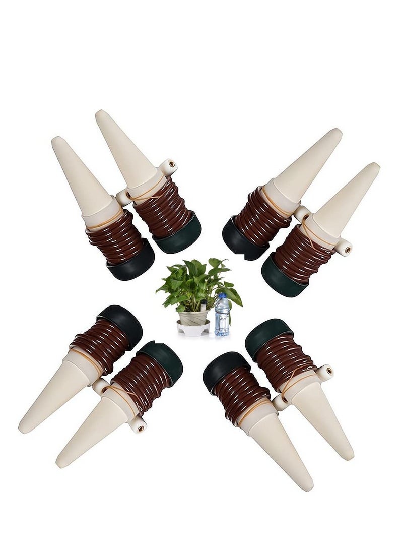 Generic 8 Pcs Self-Watering Device for Houseplants, Automatic Drip Irrigation Bulbs for Vacation & Garden Care, Easy Plant Pot Watering System  - Image 1