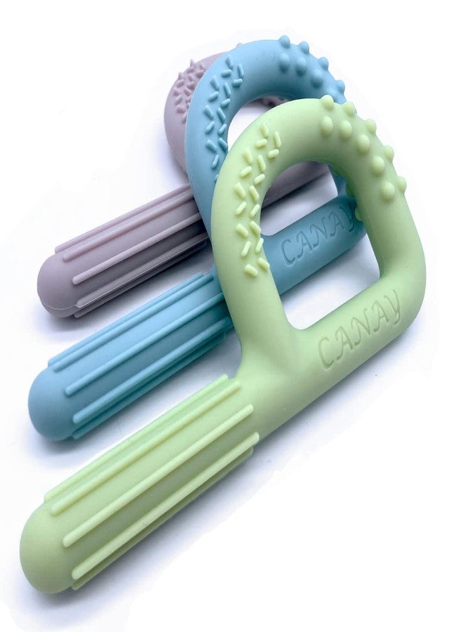 CANAY Xtra Tough Hand-Held Sensory Chew Toys for Autistic Children, Chew Sticks fo Kids, Alt. to Chew Necklaces for Sensory Kids, Oral Motor Stimulation, ADHD, SPD - (Toughest - Aggressive Chewer) - Image 1