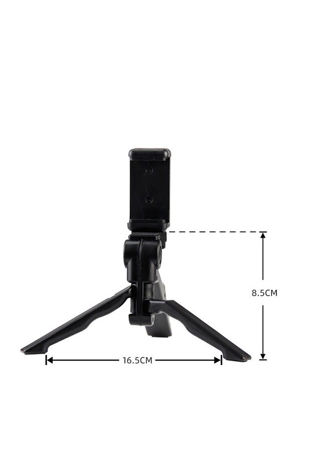 ماركة غير محددة - Desktop Selfie Handheld Folding Mobile phone holder, Mini Tripod table Tripod Portable folding Tripod Stand for iPhone and Android - Image 1