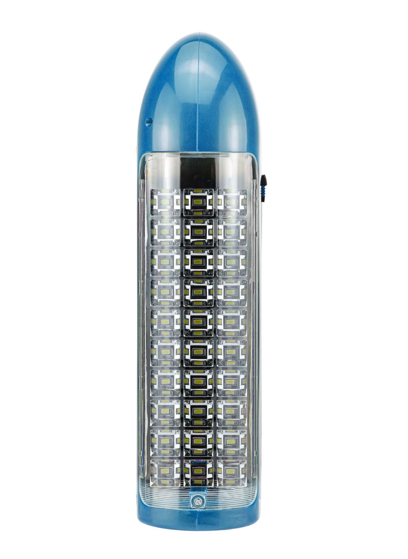 SONASHI Rechargeable Emergency Lantern with 2 Modes  Bright LED with Solar Charging and Power Bank Function  Energy Efficient Design with 40 Hours Working Time  For your Camping and Hiking SEL-727 Blue  - Image 4