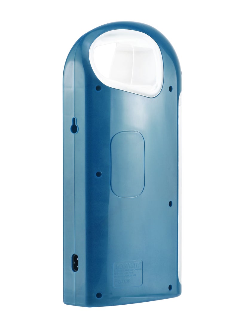 SONASHI - Rechargeable Emergency Lantern with 2 Modes  Bright LED with Solar Charging and Power Bank Function  Energy Efficient Design with 40 Hours Working Time  For your Camping and Hiking SEL-727 Blue - Image 1