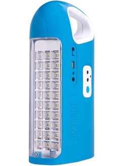SONASHI Rechargeable Emergency Lantern with 2 Modes  Bright LED with Solar Charging and Power Bank Function  Energy Efficient Design with 40 Hours Working Time  For your Camping and Hiking SEL-727 Blue  - Image 2