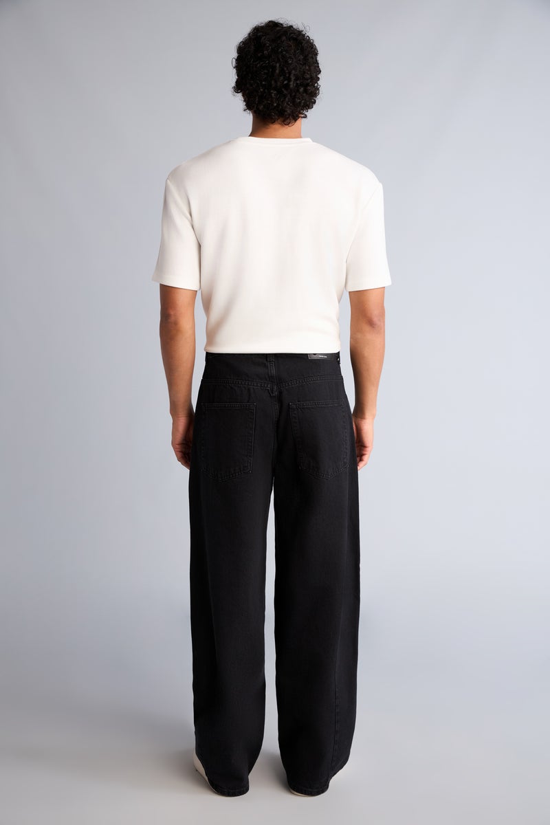 DeFacto Black Man Balloon Fit Trousers Casual - Image 5