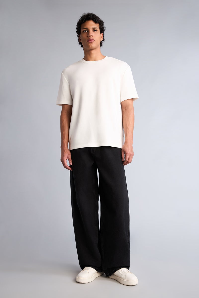 DeFacto Black Man Balloon Fit Trousers Casual - Image 1