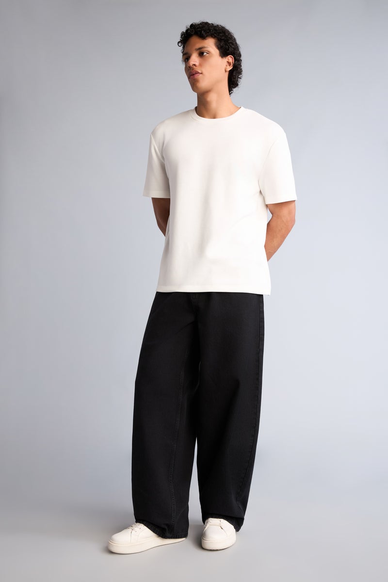 DeFacto Black Man Balloon Fit Trousers Casual - Image 2