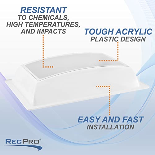 RecPro RV Skylight Inner Dome with Clear Window | 14" x 22" Universal Inner Skylight - Image 5