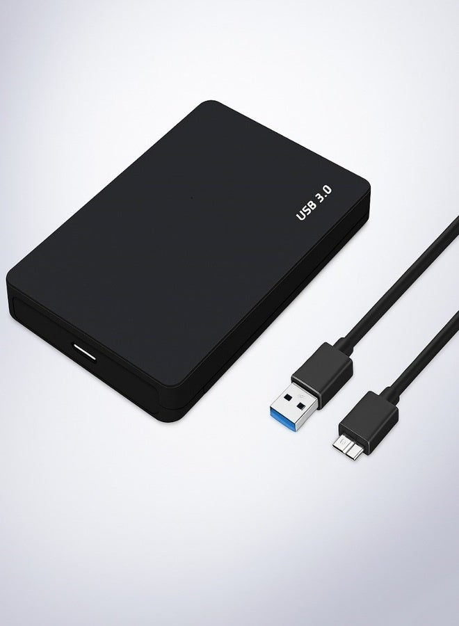 External Case Adapter 2.5-Inch SATA HDD/SSD to USB 3.0  (Black) with Cable - Image 1