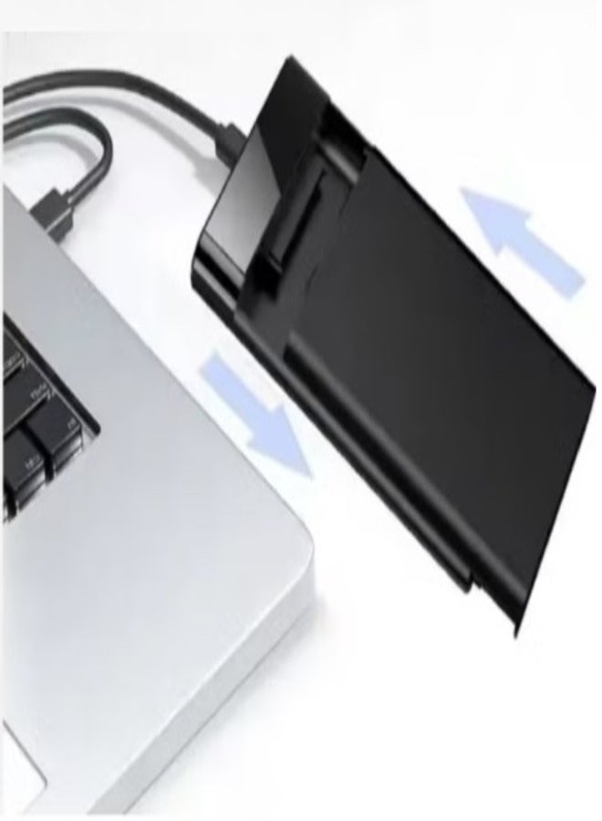 External Case Adapter 2.5-Inch SATA HDD/SSD to USB 3.0  (Black) with Cable - Image 4