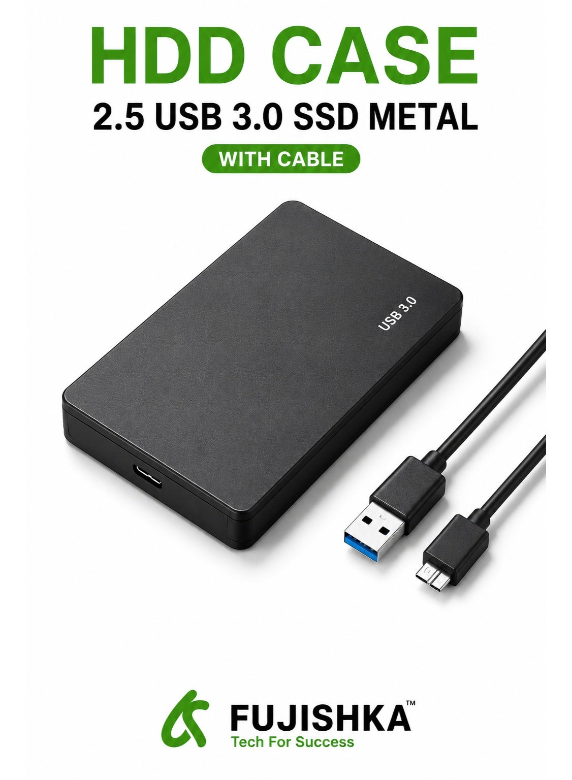 فوجيشكا فوجيشكا محول علبة خارجية 2.5 إنش SATA HDD SSD إلى USB 3.0