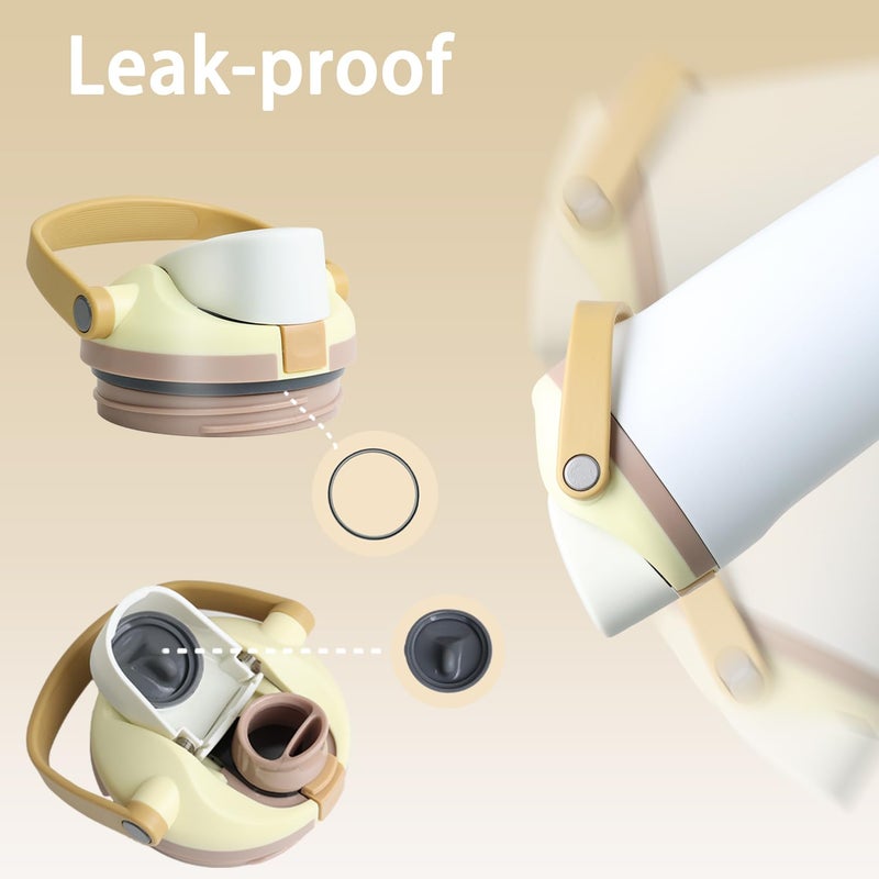 NebkDask Replacement Lid for Owala FreeSip Sway 40 oz Water Bottle and Tumbler 40 oz â€“ BPA-Free, Secure Seal, Leak-Proof Lock, Compatible with Owala FreeSip Bottles & Straws ï¼ˆmaroonï¼‰ - Image 4