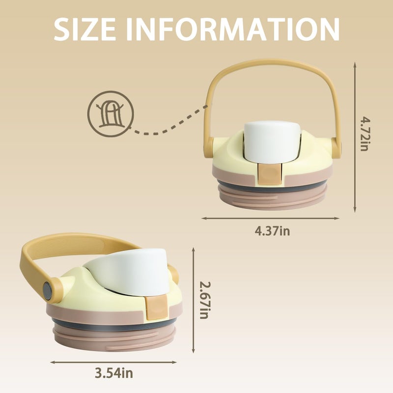 NebkDask Replacement Lid for Owala FreeSip Sway 40 oz Water Bottle and Tumbler 40 oz â€“ BPA-Free, Secure Seal, Leak-Proof Lock, Compatible with Owala FreeSip Bottles & Straws ï¼ˆmaroonï¼‰ - Image 2