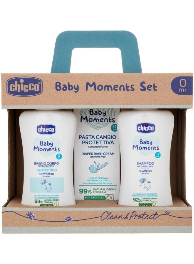 Chicco Baby Moments Clean & Protect Set - Image 1