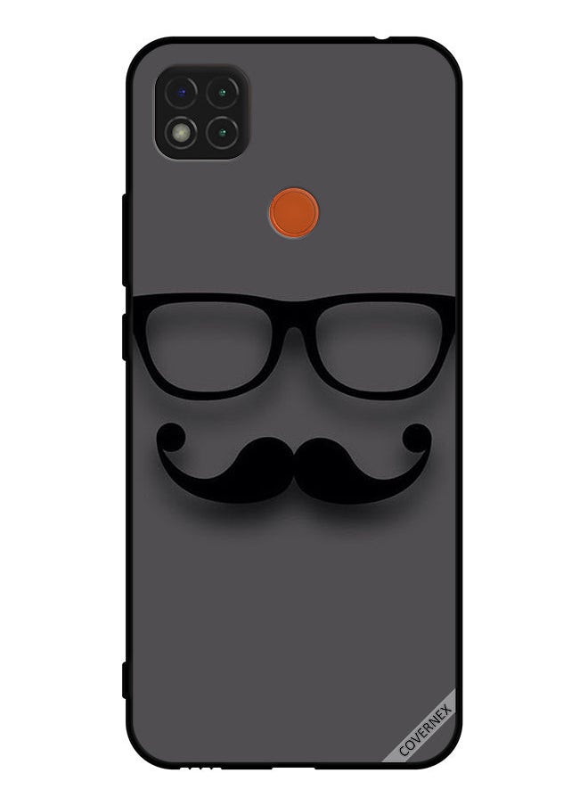 Covernex Protective Case Cover For Xiaomi Redmi 9C Glass & Mustache  - Image 1