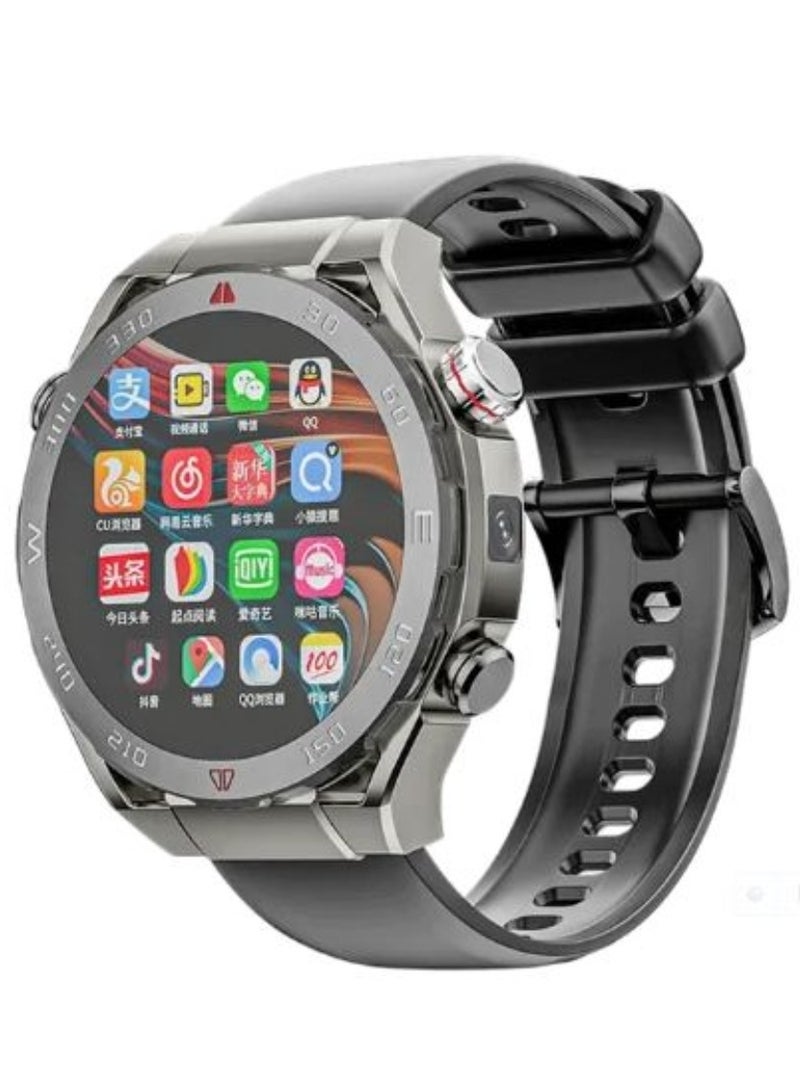 AROAQ Full Netcom 4G 5G Android Smartwatch 4GB RAM 64GB Storage Domestic Version Black - Image 1