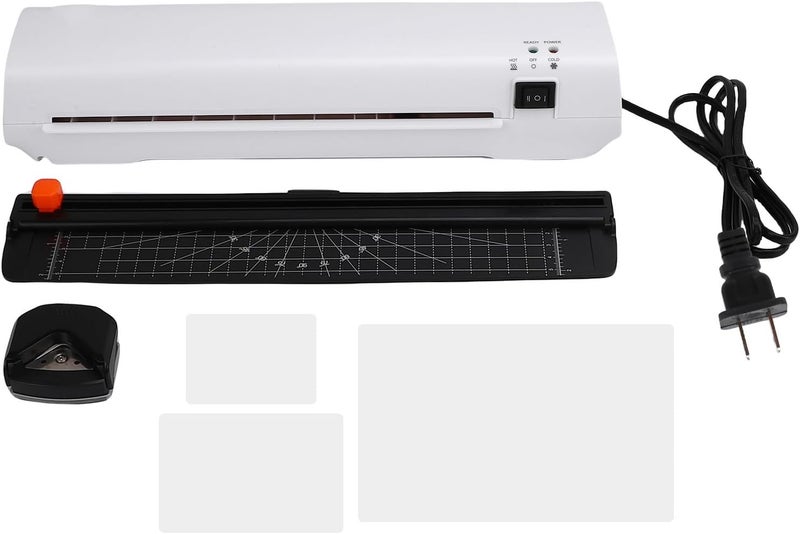 Brrnoo A4 Laminator Machine, Fast 3-4 Minute Preheating Anti Jam Thermal Laminating Hot Laminator with Release Button for Home Office School Photos Documents ID Badges (US Plug 110V) - Image 2