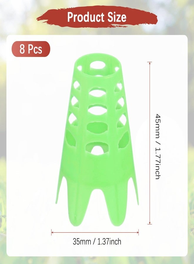 TIXIPEM Golf Simulator Tees [8PCS] - Plastic Golf Tees Use for Home & Outdoor & Indoor Driving Range & Winter Turf - [Green - 1.77 in] - Image 3