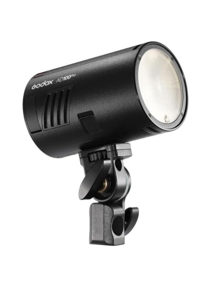 Godox - GODOX AD100Pro 100W Flash 2.4G HSS 1/8000s Pocket Round Monolight with 2600mAh Battery Compatible for Canon Sony Nikon - Image 1