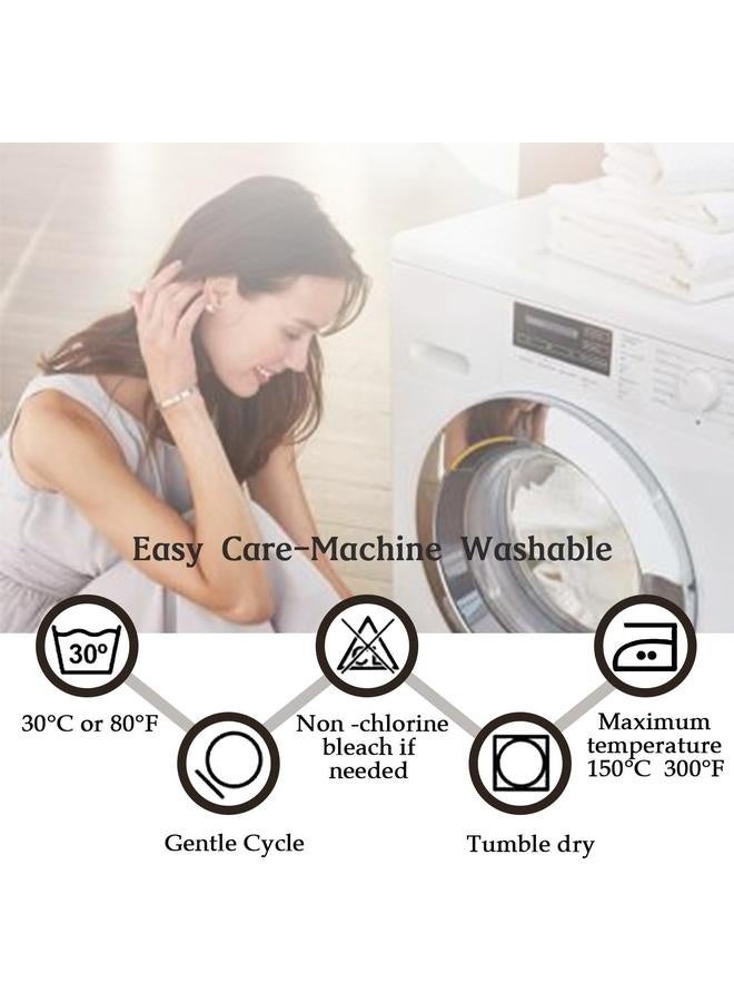 1pairs White Curtain Long for Living Room Thermal Insulated Window Treatment Panel Bedroom Curtain for Door Thermal Curtains for Winter - One Panel - Grommet, White-140cm*244cm - Image 4