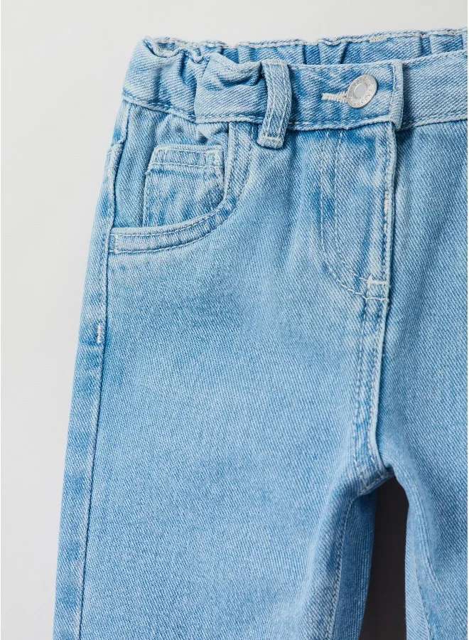 Ovs OVS Five-Pocket Jeans With Floral Print