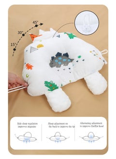 Beauenty Baby shaping pillow for infants and toddlers, adjustable and removable dinosaur design, breathable and washable  - Image 4